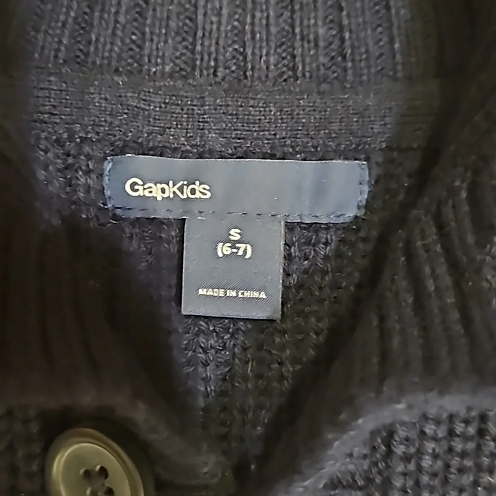 NEW! GAP KIDS Chunky Knit Nautical Striped Children's Sweater Small.